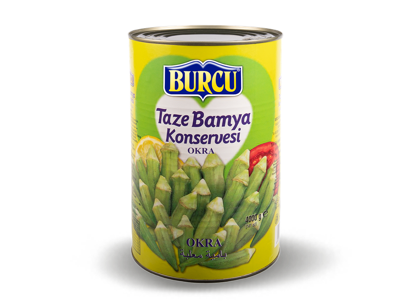 BURCU BAMYA  KONSERVESİ 4000 GR